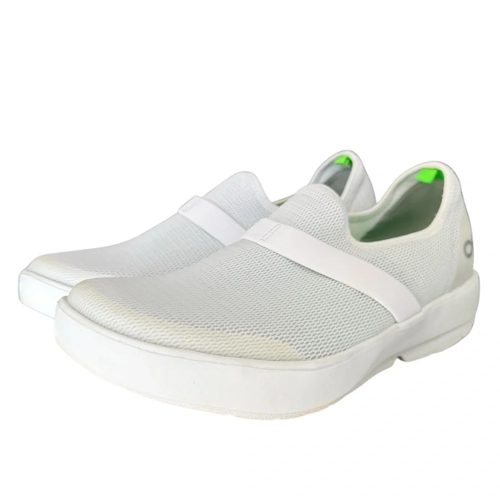 OOFOS Oomg Low Mesh‎ White US Women's Size 10